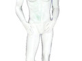 Манекен B-14 Glossy White