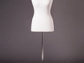 Манекен портновский женский белый на хромированной ноге 46-48 мягкий PT2-MW-NM