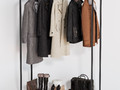 Стеллаж для одежды A17120-02-ЧБ (170х120х45)