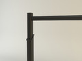 Вешало усиленное с хром штангой и регулировкой высоты на ножках